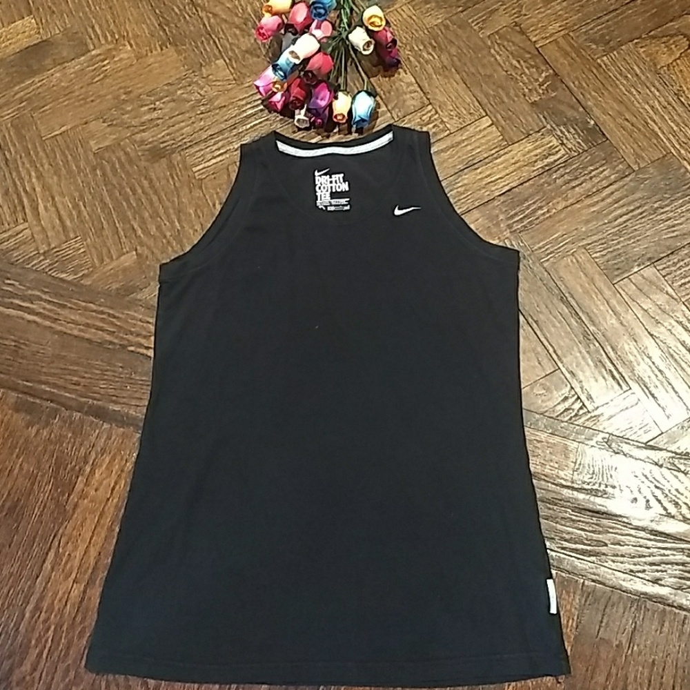 Men's Nike.Dri-fit cotton tee top color black - Picture 1 of 4